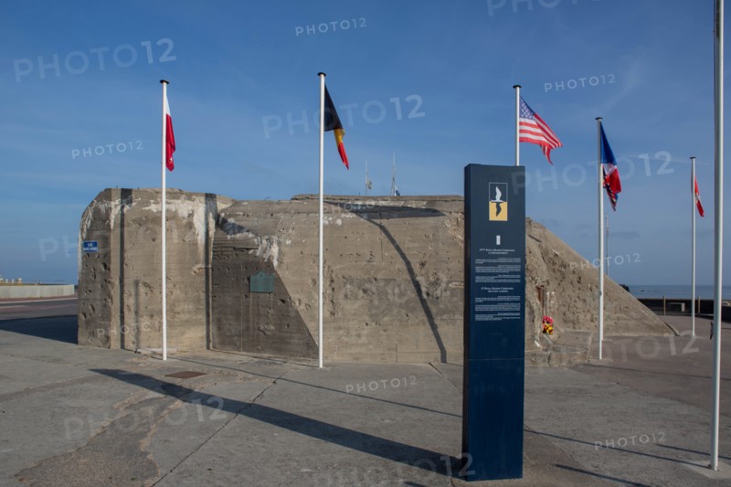 Commemorative plaque of the 6 June 44, Asnelles sur Mer