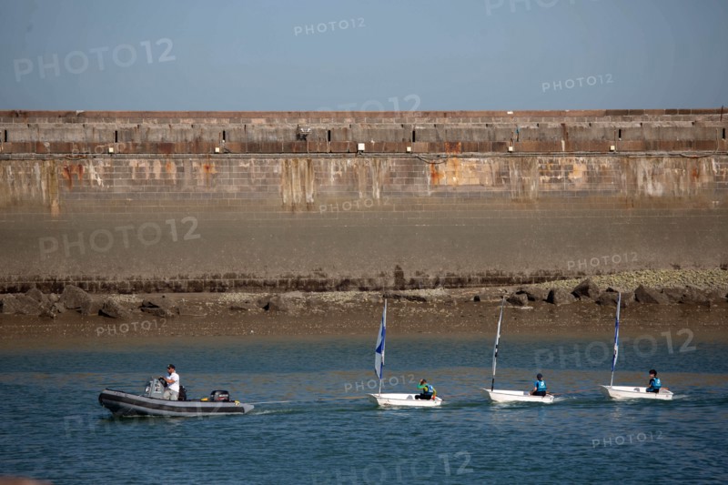 Entrance to Le Havre harbour