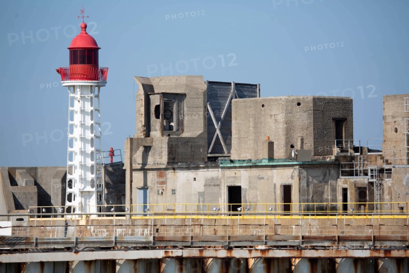 Entrance to Le Havre harbour