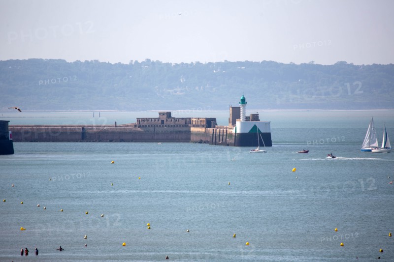Beach in Sainte-Adresse, Seine Maritime