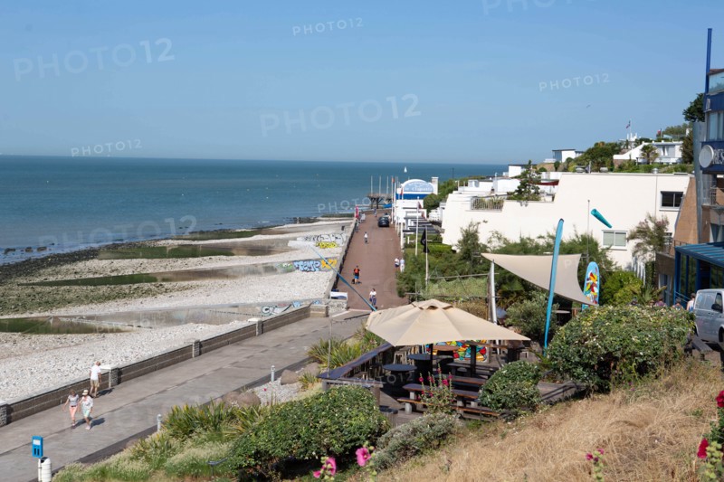 Beach in Sainte-Adresse, Seine Maritime