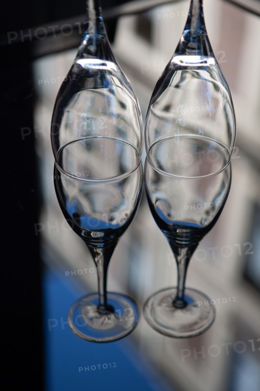 Glasses and their reflection