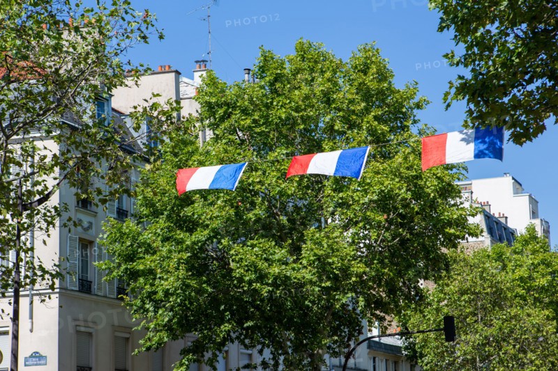 Défilé de commémoration du 75e anniversaire de la Libération de Paris, avenue du Général Leclerc