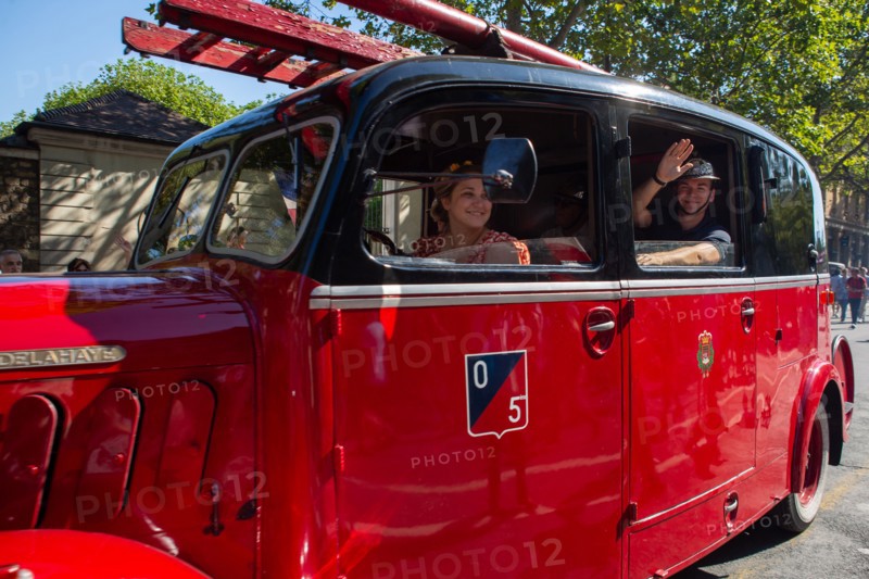 Défilé de commémoration du 75e anniversaire de la Libération de Paris, avenue du Général Leclerc