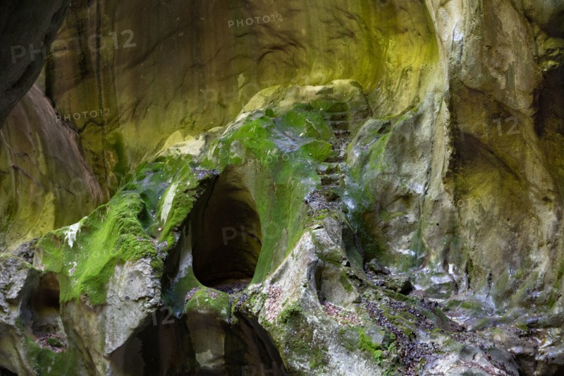 La Vernaz, Haute-Savoie, site des grottes du Pont du Diable
