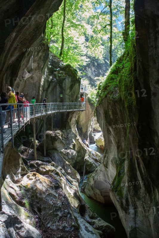 La Vernaz, Haute-Savoie, site des grottes du Pont du Diable