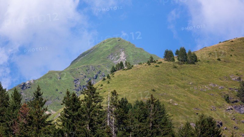 Morzine, Haute-Savoie, site du lac des Mines d'Or, le rouleau de Bostan