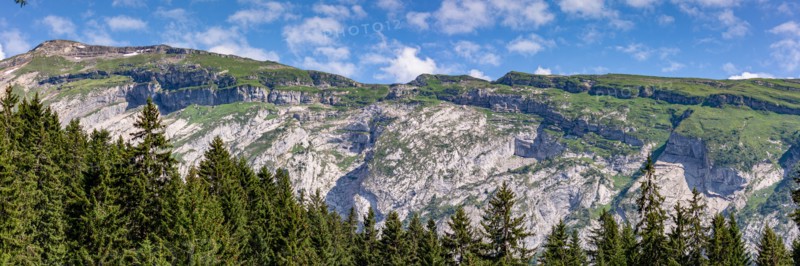 Morzine, Haute-Savoie, site of the Lac des Mines d'Or, the Rouleau de Bostan