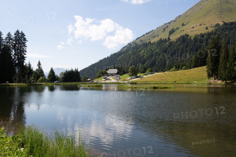 Morzine, Haute-Savoie, site of the Lac des Mines d'Or, the Rouleau de Bostan