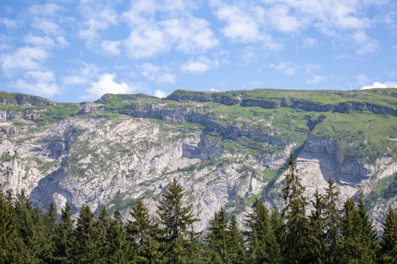 Morzine, Haute-Savoie, site of the Lac des Mines d'Or, the Rouleau de Bostan