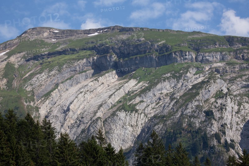Morzine, Haute-Savoie, site du lac des Mines d'Or, le rouleau de Bostan