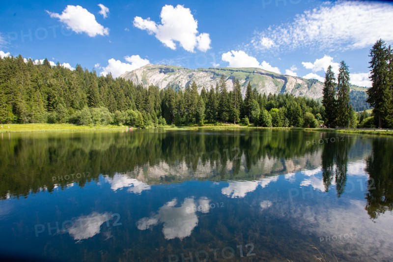 Morzine, Haute-Savoie, site of the Lac des Mines d'Or, the Rouleau de Bostan