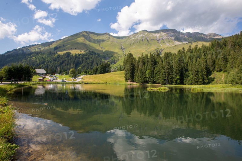 Morzine, Haute-Savoie, site of the Lac des Mines d'Or, the Rouleau de Bostan