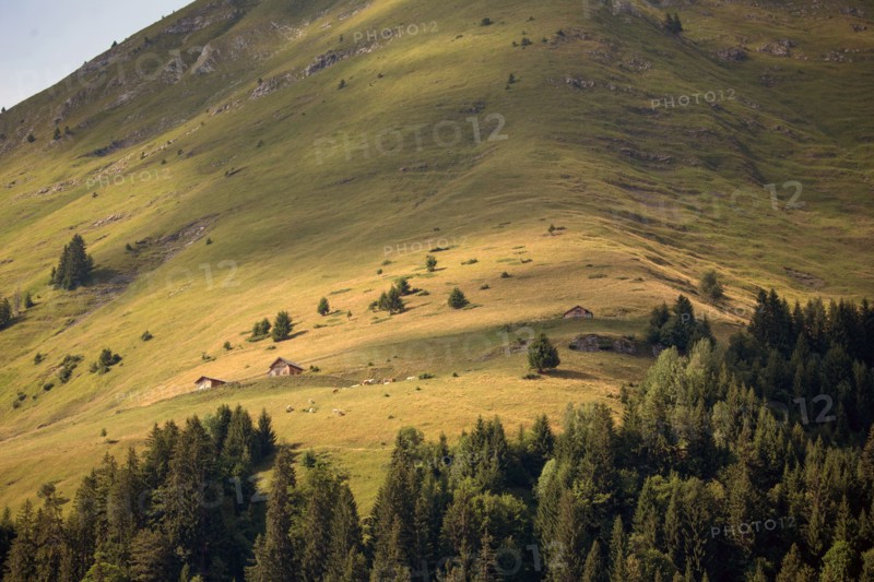 Morzine, Haute-Savoie, site of the Lac des Mines d'Or, the Rouleau de Bostan