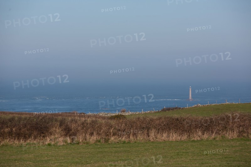 La Hague (Manche), anse de Senival and lighthouse de Goury (lighthouse de la Hague)