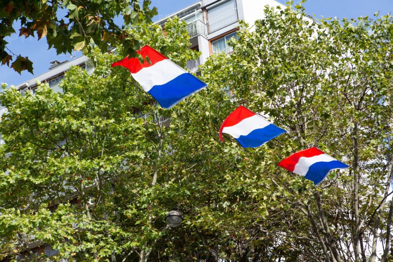Paris, drapeaux tricolores