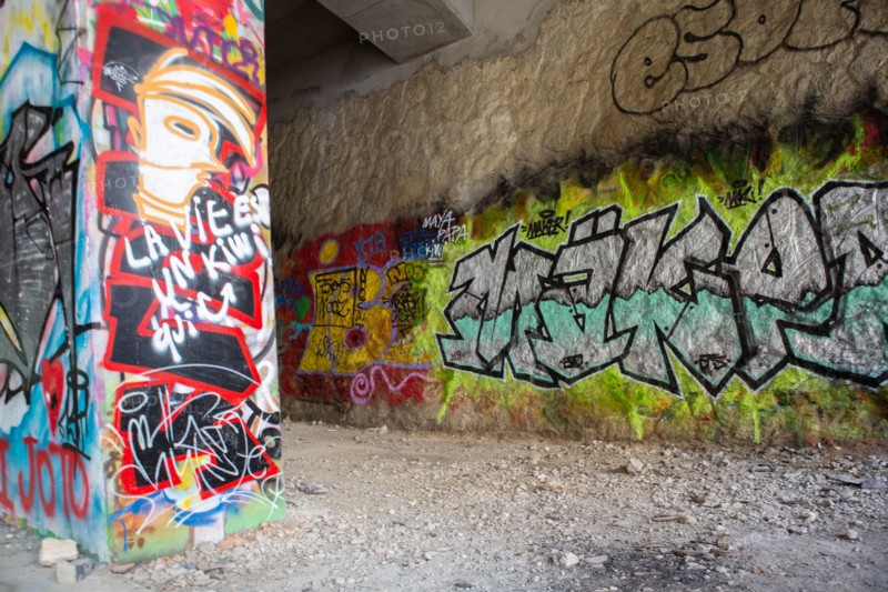 Paris, Petite Ceinture en la gare du Poinçon et la rue Didot