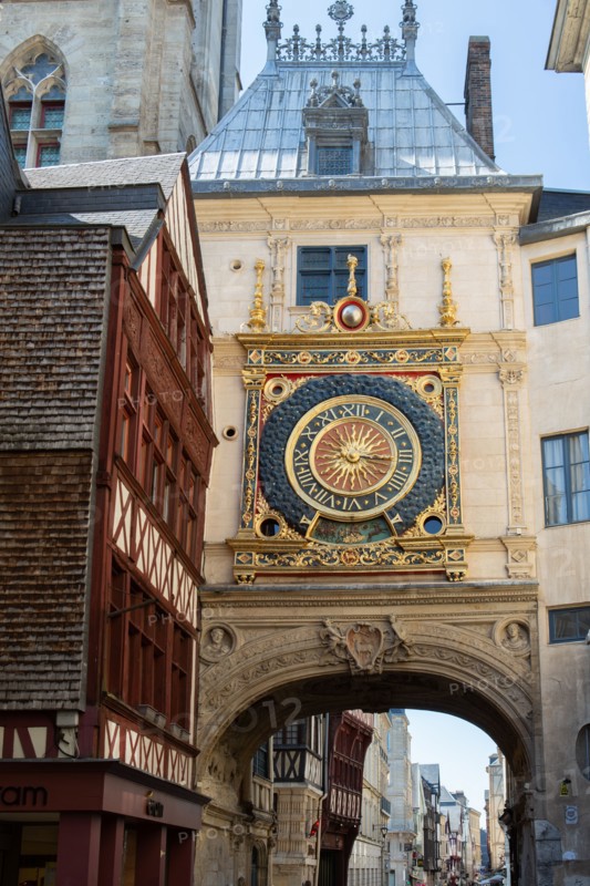 Rouen (Seine Maritime), rue du Gros Horloge