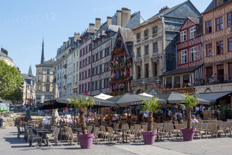 Rouen (Seine Maritime), place du Vieux Marché