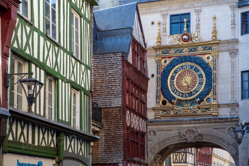 Rouen (Seine Maritime), rue du Gros Horloge