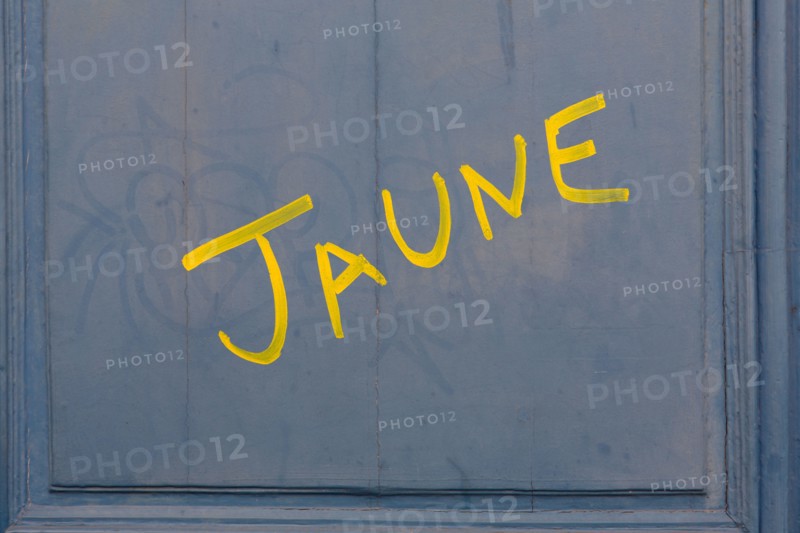 Rouen (Seine Maritime), inscription "Jaune"