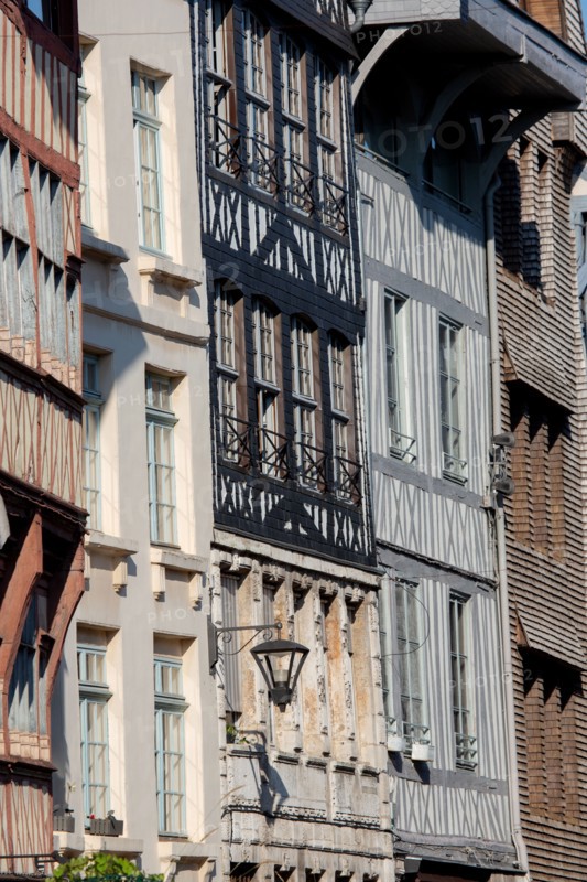 Rouen (Seine Maritime), rue Eau de Robec