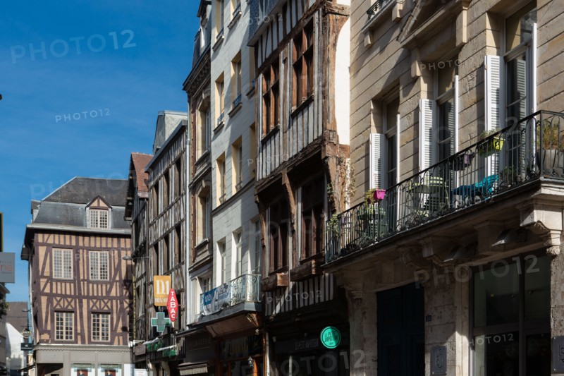 Rouen (Seine Maritime), rue de l'Hôpital