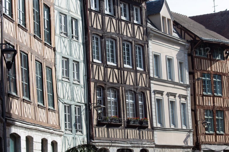 Rouen (Seine Maritime), rue Eau de Robec