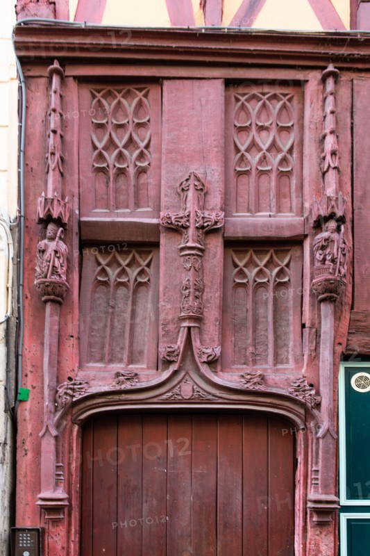 Rouen (Seine Maritime), rue Eau de Robec