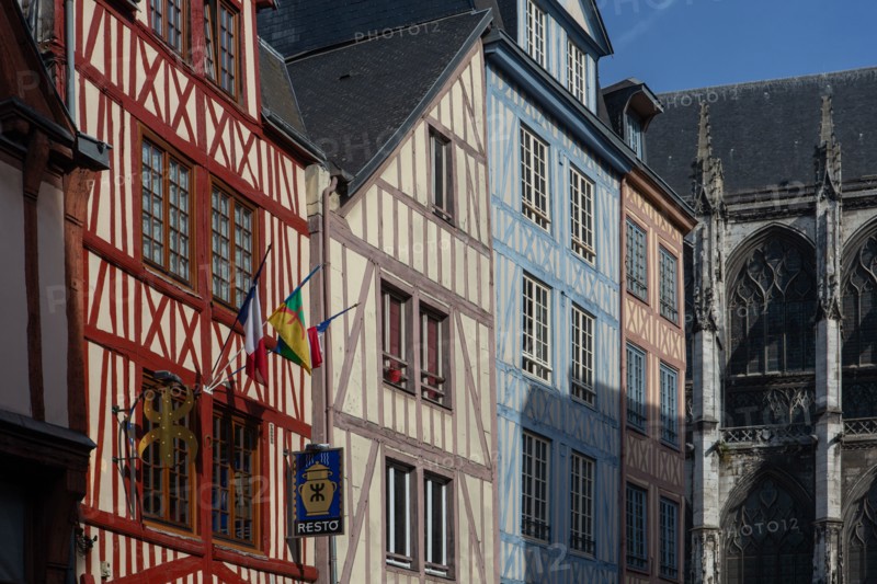 Rouen (Seine Maritime), rue des Boucheries Saint-Ouen