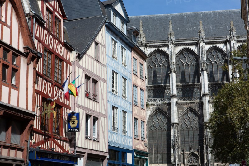 Rouen (Seine Maritime), rue des Boucheries Saint-Ouen