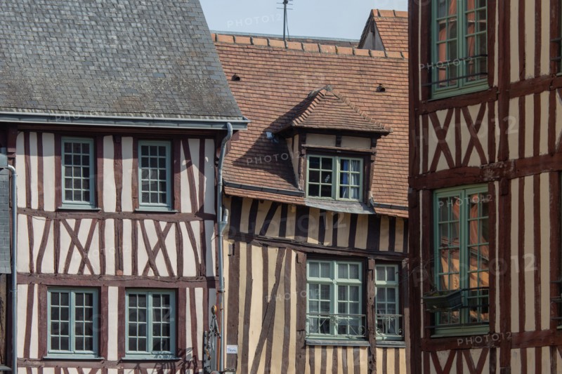 Rouen (Seine Maritime), angle rue Molière et rue Martainville