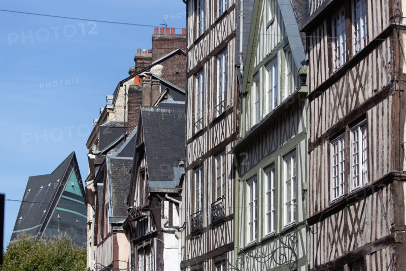 Rouen (Seine Maritime), rue du Gros Horloge