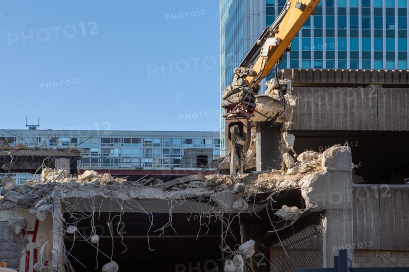 Paris, construction site of the Ilôt Gaité