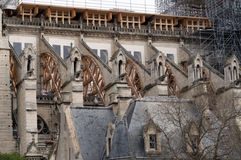 Cathédrale Notre-Dame de Paris, un an après l’incendie du 15 avril 2019