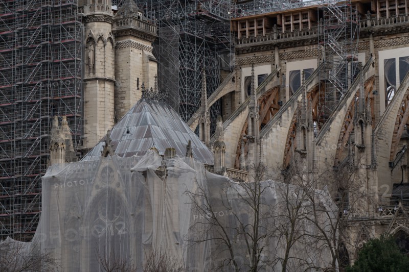 Cathédrale Notre-Dame de Paris, un an après l’incendie du 15 avril 2019