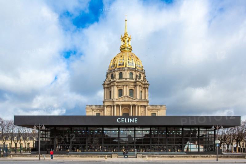 Paris, ephemeral boutique Céline near the Invalides