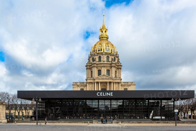 Paris, ephemeral boutique Céline near the Invalides