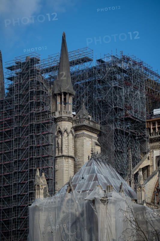Cathédrale Notre-Dame de Paris, un an après l’incendie du 15 avril 2019