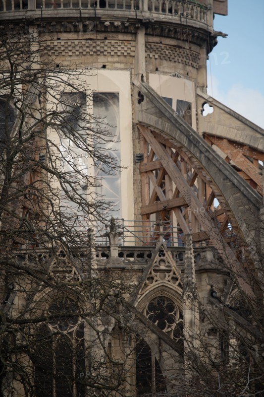 Cathédrale Notre-Dame de Paris, un an après l’incendie du 15 avril 2019