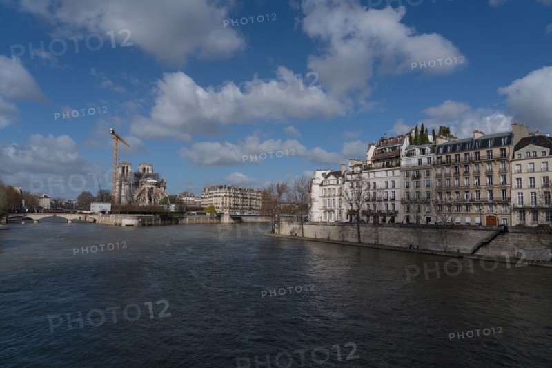 Cathédrale Notre-Dame de Paris, one year after the fire on the evening of 15 April 2019