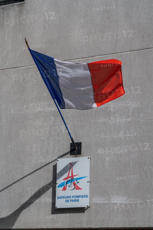 Paris, three coloured flag