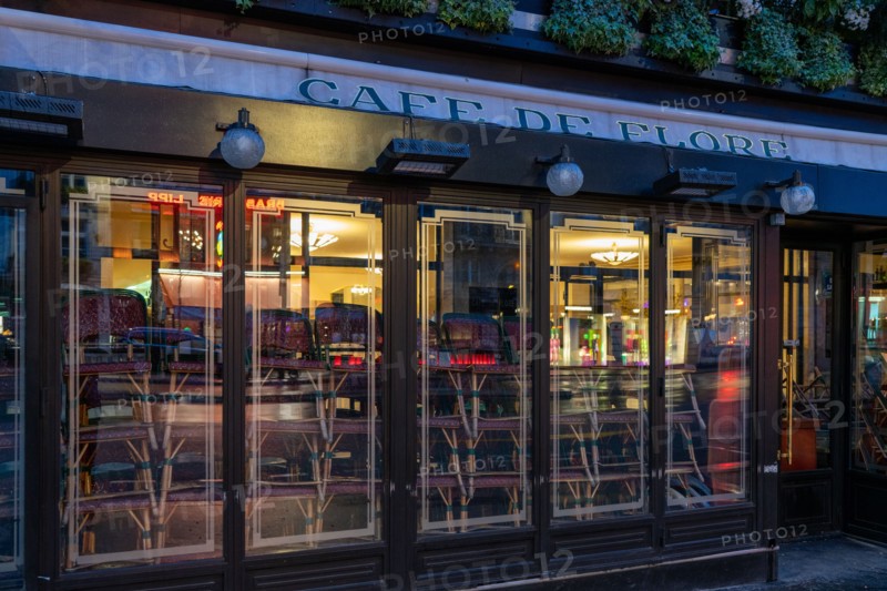 Paris, Café de Flore closed to prevent spread of coronavirus