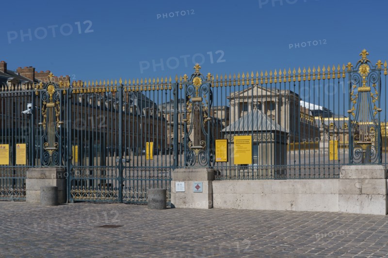 The Palace of Versailles closed due to the Covid-19 outbreak