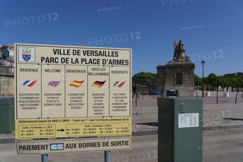 Le château de Versailles fermé à cause de l'épidémie de Covid-19