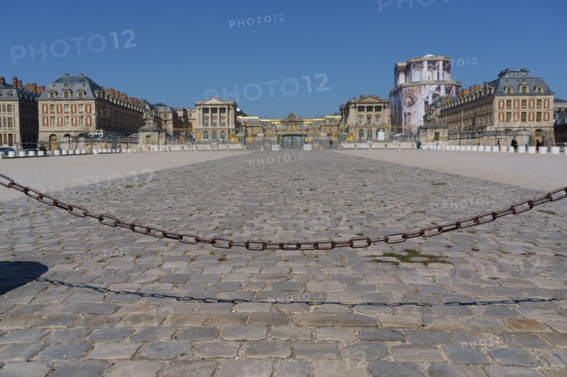 The Palace of Versailles closed due to the Covid-19 outbreak