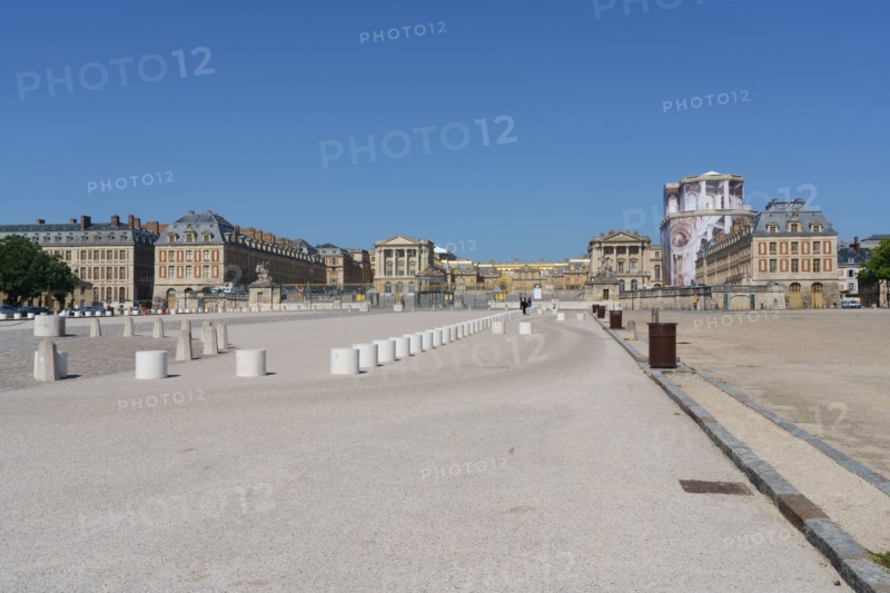 Le château de Versailles fermé à cause de l'épidémie de Covid-19