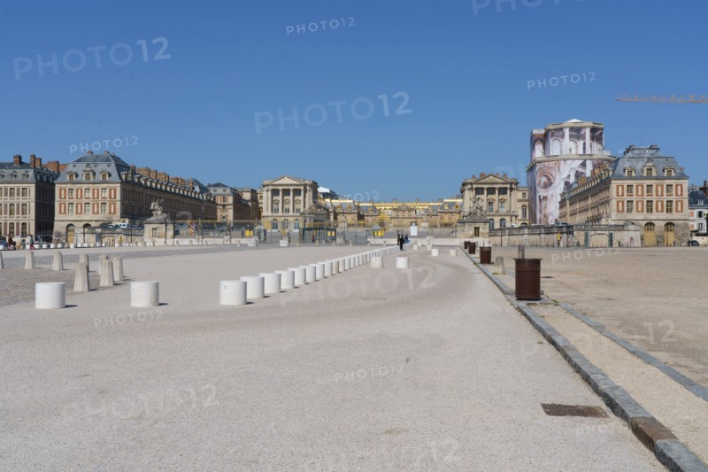The Palace of Versailles closed due to the Covid-19 outbreak