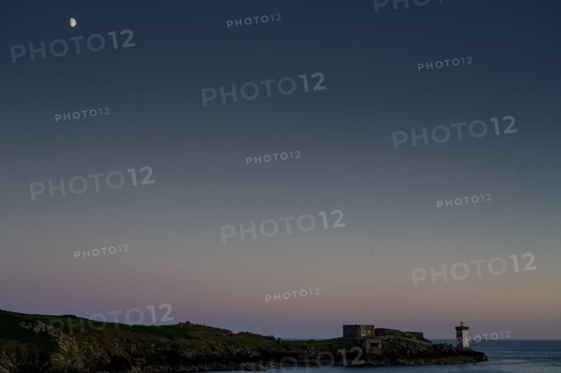 Pointe de Kermorvan, Finistère nord, soleil couchant
