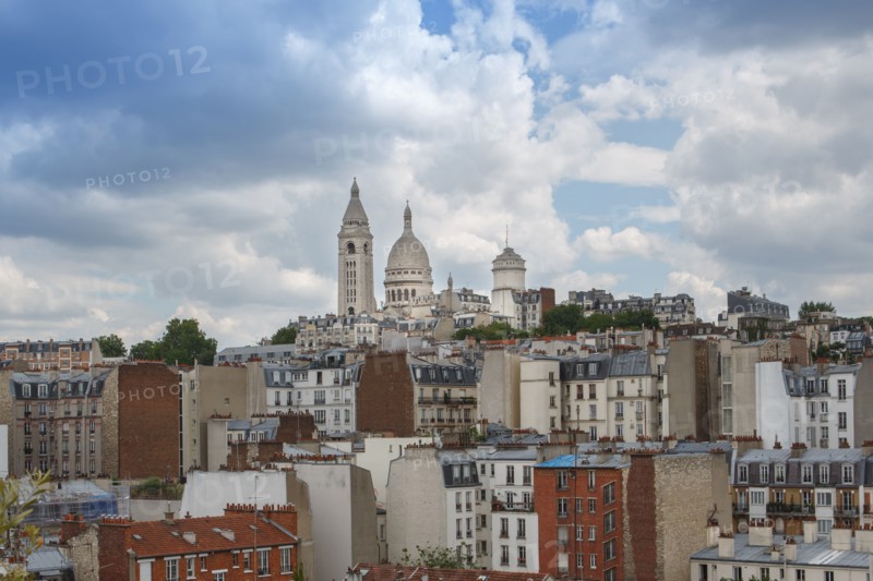 Paris, vue sur le Sacré Cœur